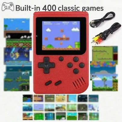 Mini Console Macaron 8 Bits – 400 Jeux