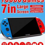 Console portable 7 pouces avec 10 000 jeux rétro