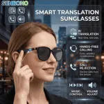Lunettes-Écouteurs SENBONO – Traduction IA