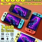 Console portable 7 pouces avec 20 000 jeux rétro