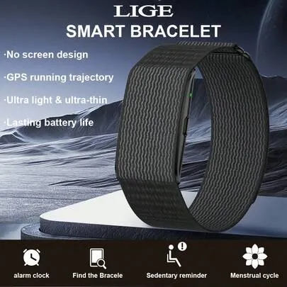 Bracelet connecté LIGE GPS avec 100 modes sportifs
