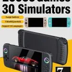 Console portable 7 pouces avec 20 000 jeux rétro