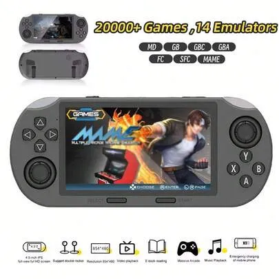 Console portable SF3000 4,5 pouces avec 20 000 jeux
