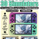 Console Rétro 15000+ Jeux 30 Émulateurs
