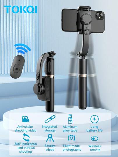 1779937077e83f87caf33eec14ecc758d9c06d1b09_thumbnail_405x552.jpg Stabilisateur Bluetooth TOKQI avec trépied selfie