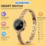 Bracelet hybride SENBONO 2-en-1 pour femme