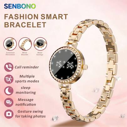 1781490301628876912c63b9b0ee89dd771d7ce1ed_thumbnail_405x552.jpg Bracelet connecté SENBONO 2026 pour femme