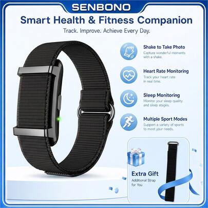 Bracelet connecté SENBONO étanche avec température corporelle