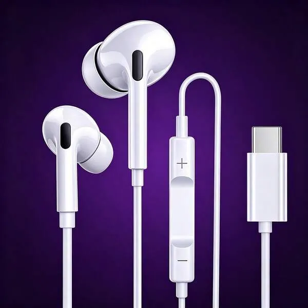 Écouteurs filaires USB-C avec contrôle du volume