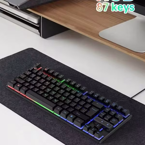 Clavier gaming K87 Pro compact avec rétroéclairage RVB