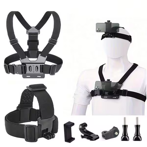 Accessoires de fixation pour caméra sportive – lot complet