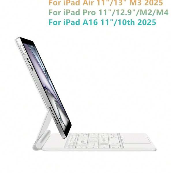 Housse clavier sans fil rétroéclairée compatible iPad