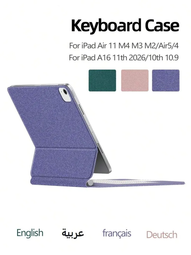 Clavier magnétique rétroéclairé avec pavé tactile pour iPad