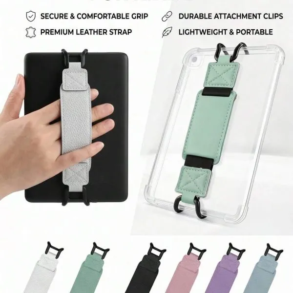 Dragonne de sécurité légère avec boucle élastique pour liseuse Kindle