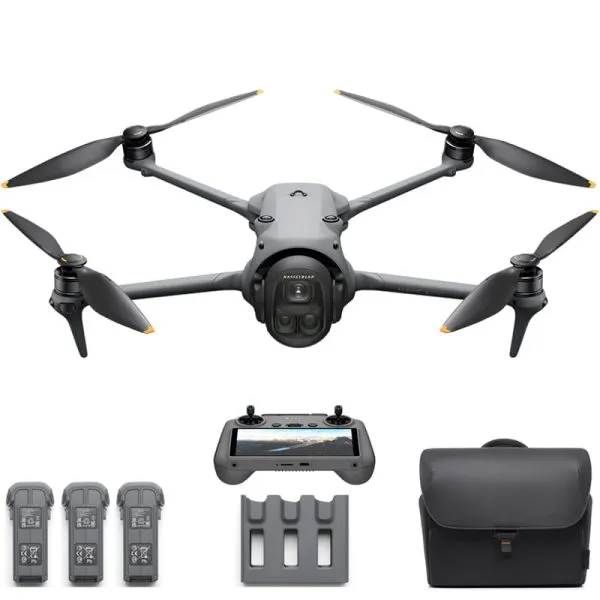 Drone DJI Mavic 4 Pro Fly More Combo avec radiocommande et accessoires