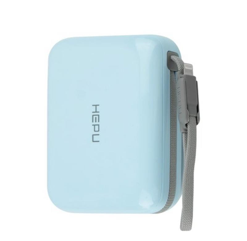 Power Bank HEPU 20000 mAh HP-A26 Power Bank HEPU HP-A26 bleu 20000 mAh charge rapide 22,5 W