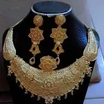 Collier & Boucles d'Oreilles Style Oriental Doré shic