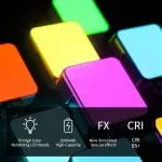 Lampe Vidéo Desiontal IReal X1 – 9 Effets