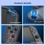 Manette sans fil RGB pour Nintendo Switch