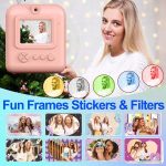 Appareil Photo Instantané + Imprimante 1080P
