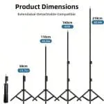 Trépied de Studio Réglable Multi-Usages