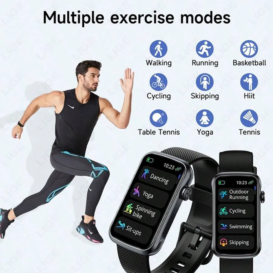 Montre Connectée LIGE 100+ Modes Sport