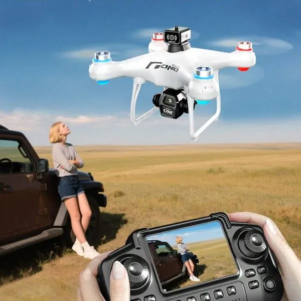Drone AXNEN E55AIR – Double Caméra Sans Balais
