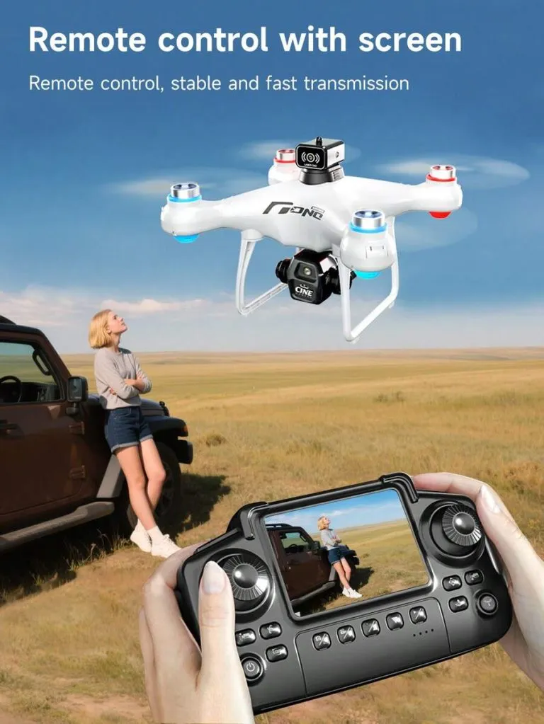 Drone AXNEN E55AIR – Double Caméra Sans Balais