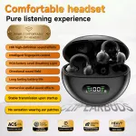 Écouteurs Clip Bluetooth 6.0 Sport TWS