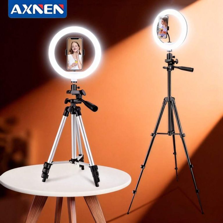 Trépied AXNEN 12″ avec Anneau Lumineux LED