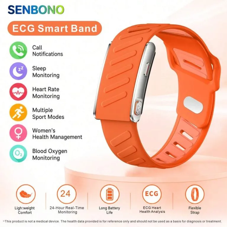 Bracelet Fitness SENBONO avec ECG