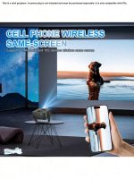 Projecteur 4K WiFi 6 Bluetooth – Cinéma Maison