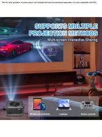 Projecteur 4K WiFi 6 Bluetooth – Cinéma Maison
