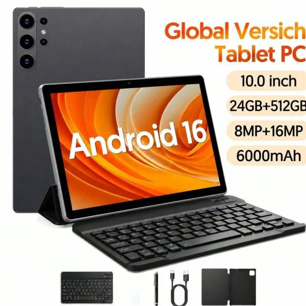 Tablette SOYES 10,1″ Android 15 + Étui