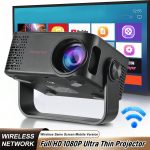 Projecteur 4K WiFi 6 Bluetooth – Cinéma Maison