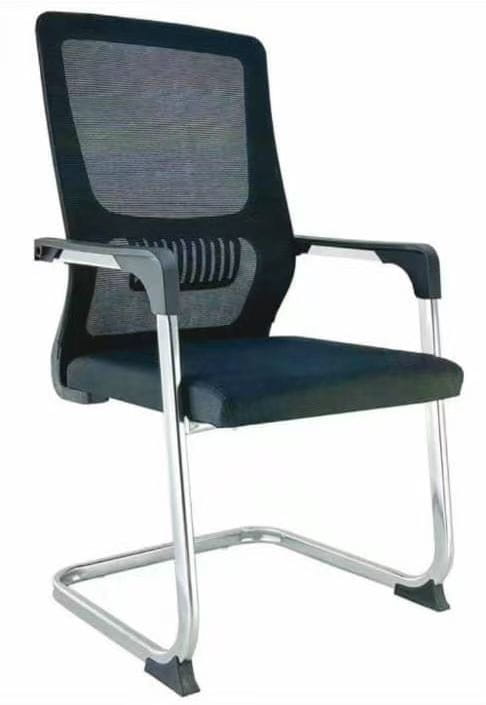 Chaise Visiteur de Bureau HX-8002 – Dossier Maille, Piètement Luge Chaise Visiteur de Bureau HX-8002 – Dossier Maille, Piètement Luge
