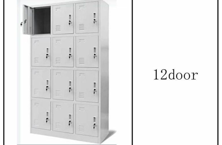 Casier Vestiaire Métallique 12 Portes – Consigne Multi-Casiers