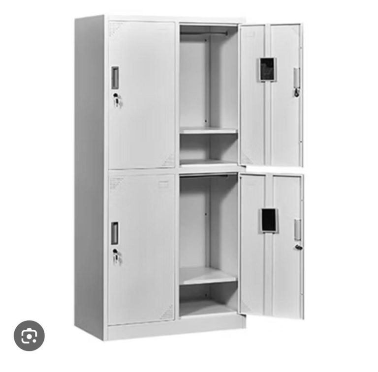 Armoire Vestiaire Métallique 4 Portes – Penderie & Étagères
