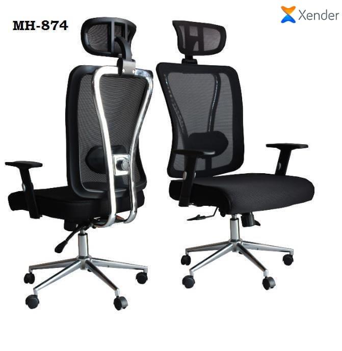 Fauteuil de Direction Maille MH-874 – Appui-tête, Dossier Ergonomique