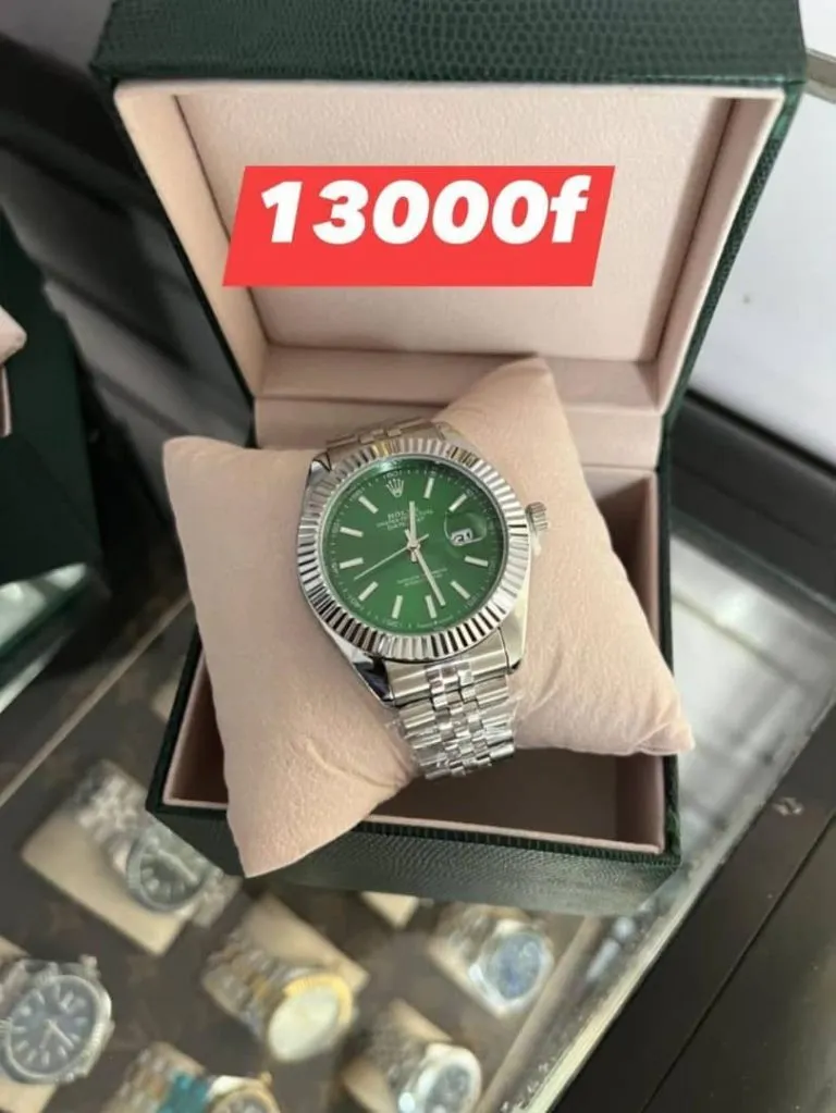Montre Homme Automatique – Bracelet Acier & Date (Plusieurs Coloris)