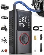 Pompe à air électrique portable avec écran numérique et embouts
