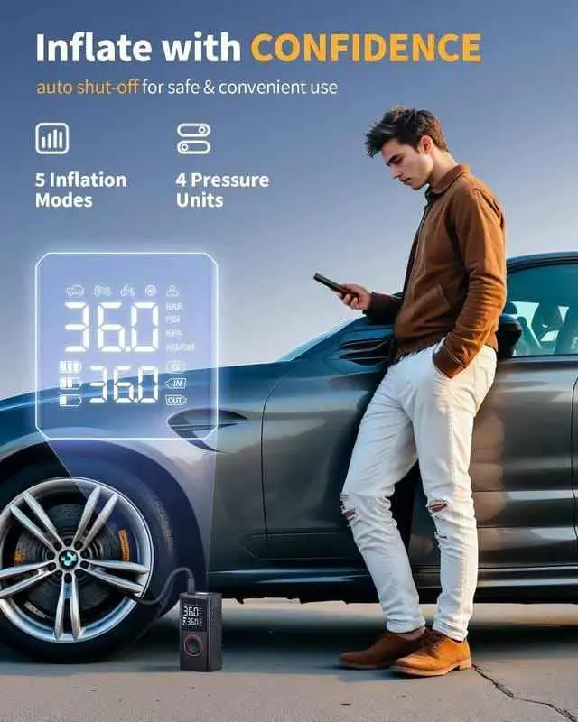 Pompe à air électrique portable