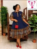 Robe femme à carreaux coloris