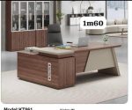 Bureau de Direction en L KT861 – 1m60 avec Retour & Caisson, vue 2