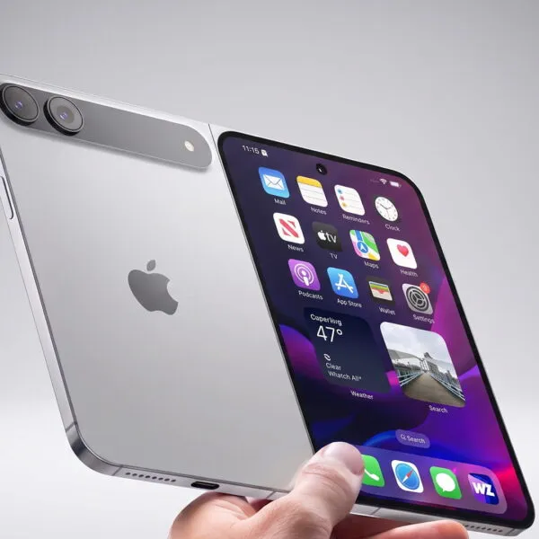 iPhone Ultra pliable ouvert et fermé – visuel conceptuel non officiel